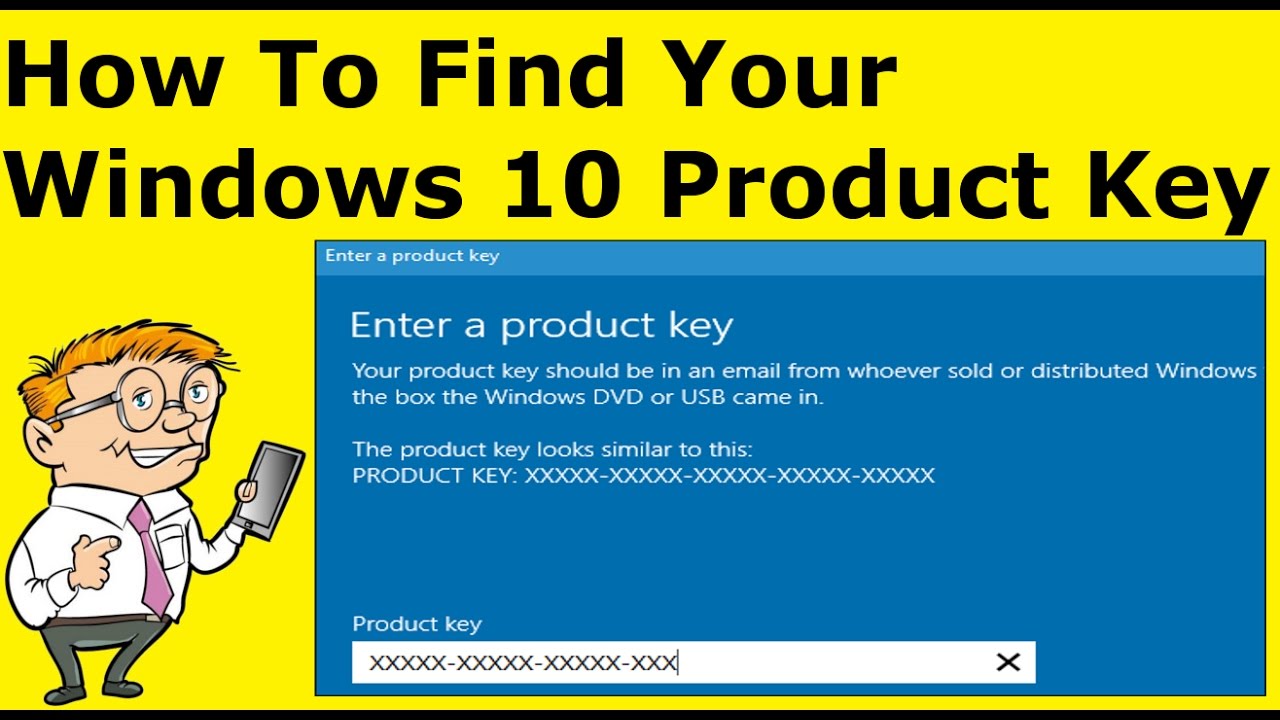 How to see windows 10 serial key